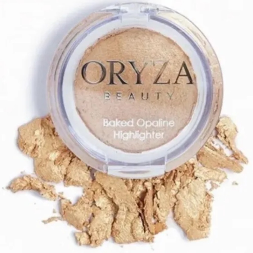 New Oryza Beauty Sunkissed Baked Opaline Highlighter .13 Oz Full Size